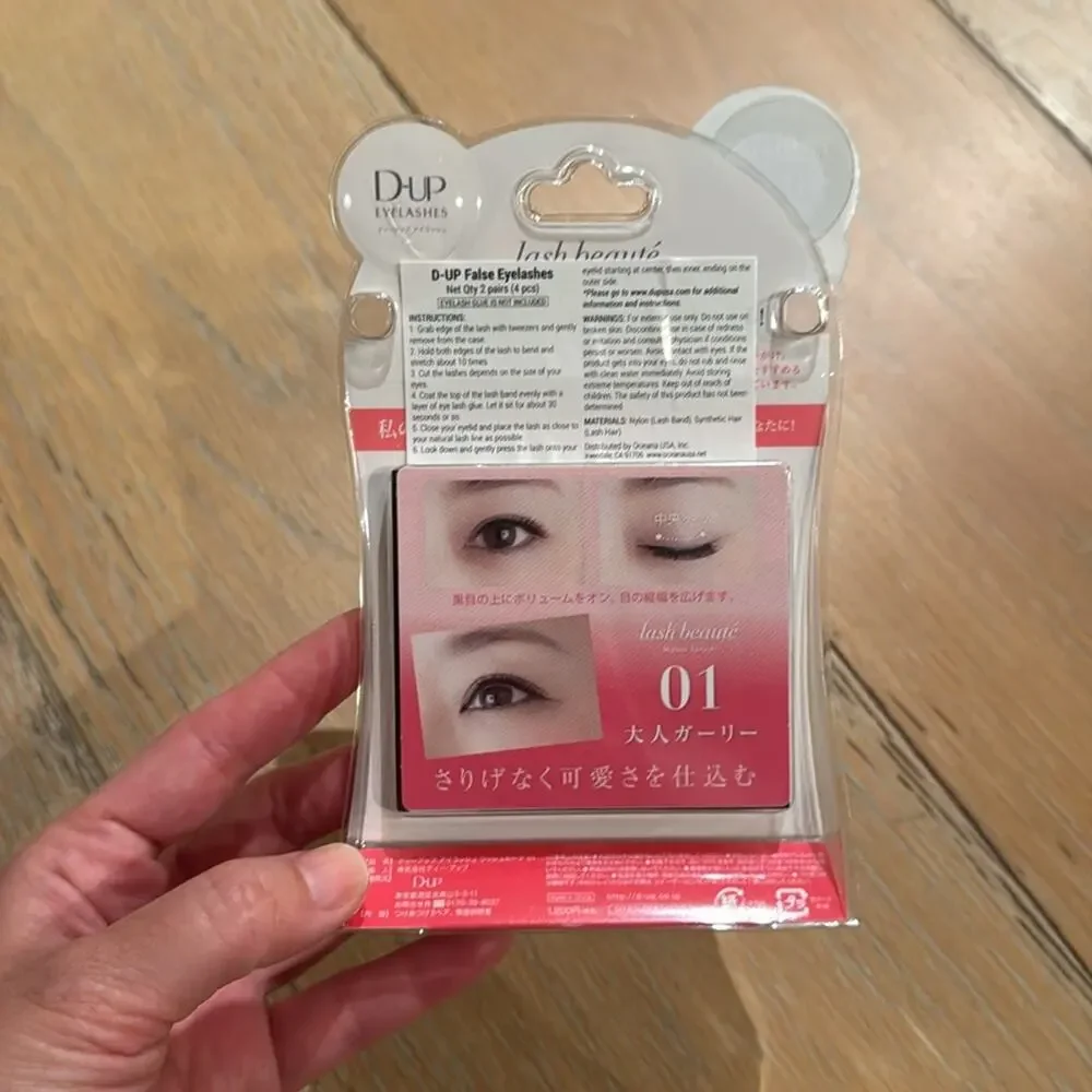 D-UP Lash Beaute 01 False Eyelashes – Natural Wispy Lashes (2 Pairs) NWT - Picture 3 of 3